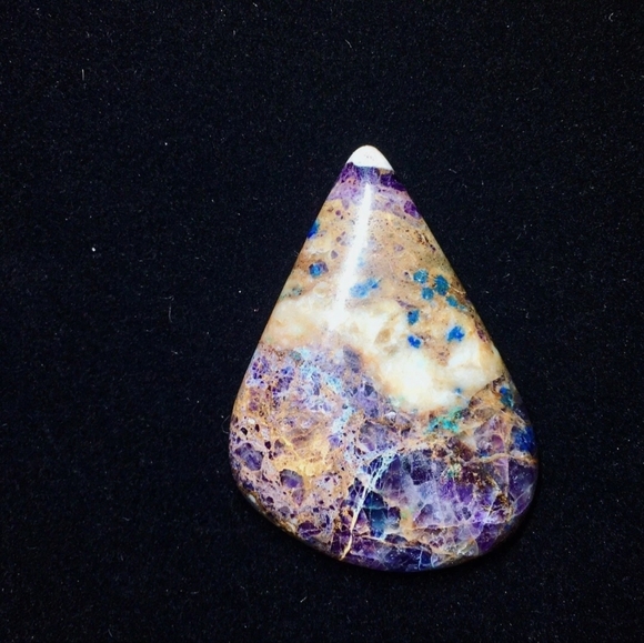 Jewelry - Natural Kaleidascope Prism Agate Cabochon Utah High Grade 94ct
